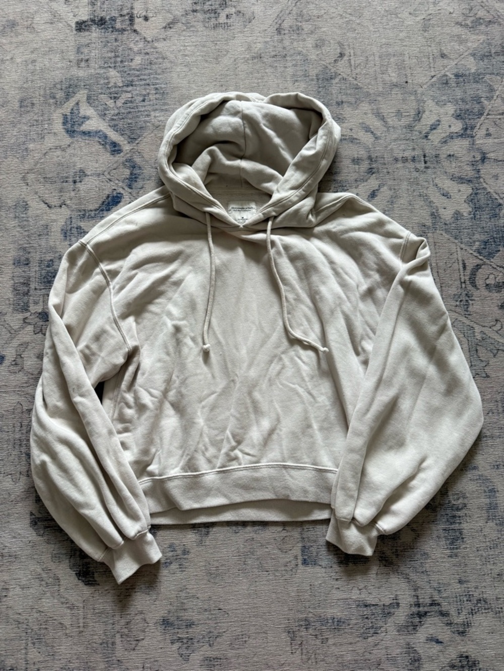 Abercrombie & Fitch Soft Cream Pullover Hoodie